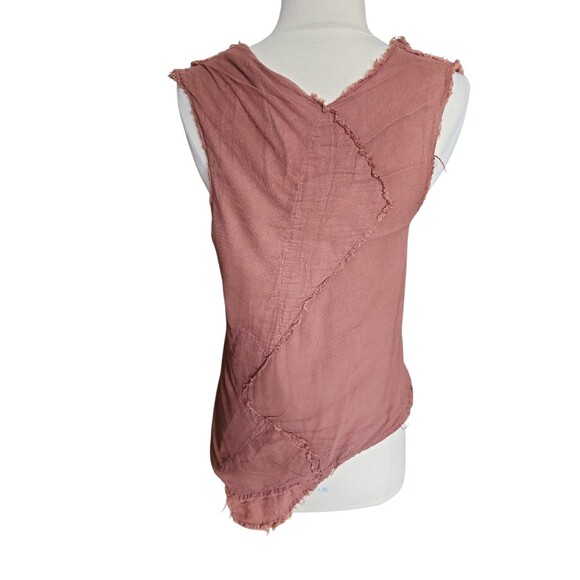 Gary Graham Y2K Fitted Patch Tank Womens 12 Brown Goblincore Fairy Grunge 2003 - Picture 3 of 7